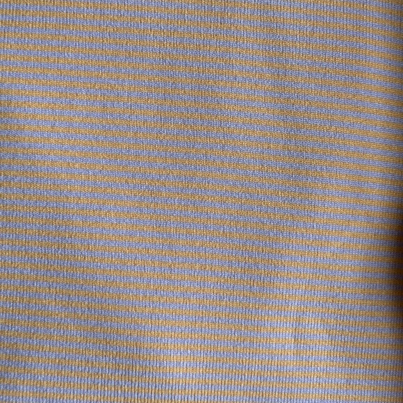 Peter Millar CS Summer Comfort Men’s XL Striped Orange Gray Golf Polo Shirt - Picture 6 of 6